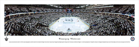 Winnipeg Jets - Whiteout End Zone - Unframed - 757 Sports Collectibles