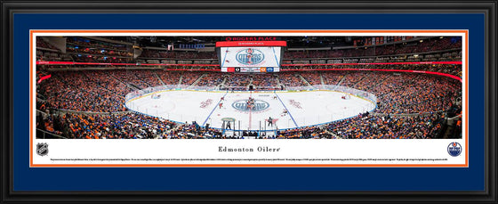 Edmonton Oilers - 1st Game at Rogers Place - Deluxe Frame - 757 Sports Collectibles