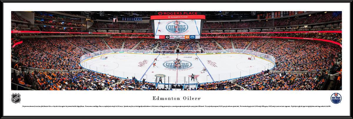 Edmonton Oilers - 1st Game at Rogers Place - Standard Frame - 757 Sports Collectibles