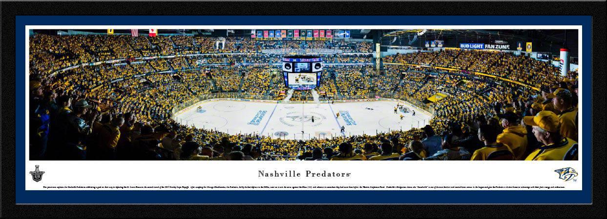 Nashville Predators Playoffs - Center Ice  - Select Frame - 757 Sports Collectibles