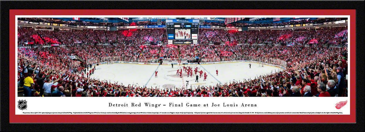 Detroit Red Wings - Final Game at Joe Louis Arena - Select Frame - 757 Sports Collectibles