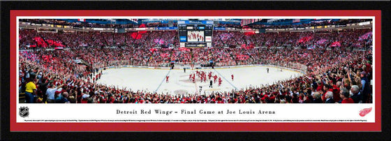 Detroit Red Wings - Final Game at Joe Louis Arena - Select Frame - 757 Sports Collectibles