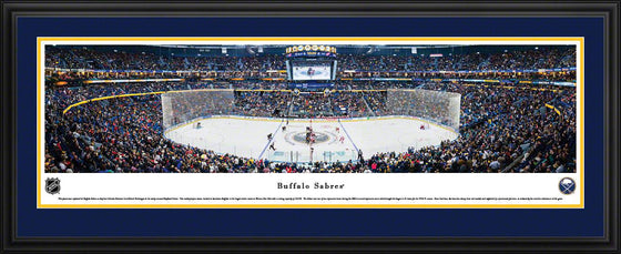 Buffalo Sabres - Center Ice - Deluxe Frame - 757 Sports Collectibles