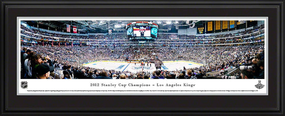 2012 Stanley Cup Champions - Los Angeles Kings - Center Ice - Deluxe Frame - 757 Sports Collectibles