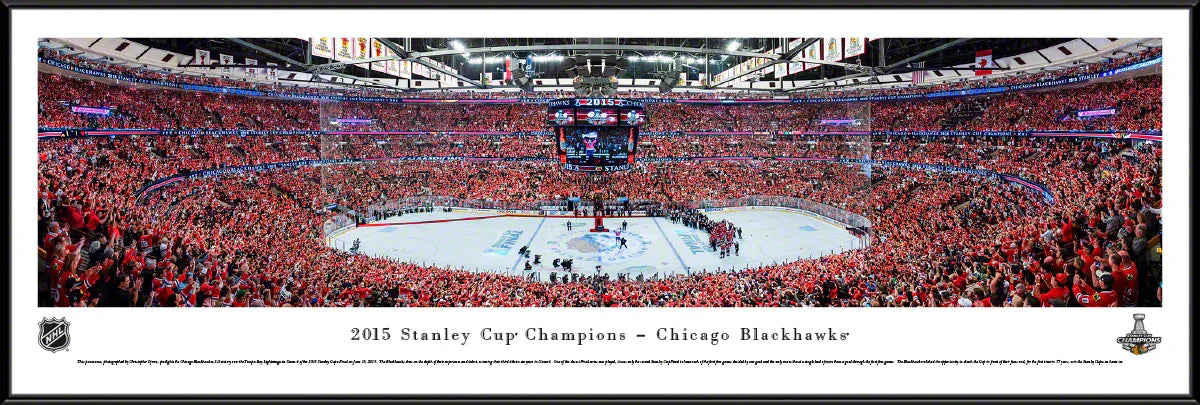 2015 Stanley Cup Champions - Chicago Blackhawks - Standard Frame - 757 Sports Collectibles