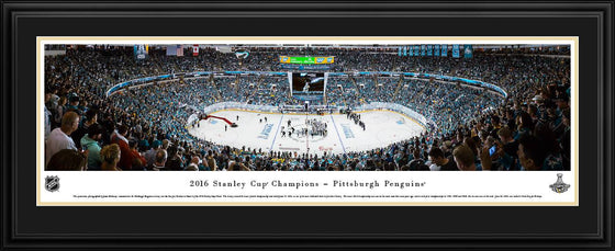 2016 NHL Stanley Cup Champions - Pittsburgh Penguins  - Deluxe Frame - 757 Sports Collectibles