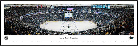 San Jose Sharks - Center Ice at SAP Center - Standard Frame - 757 Sports Collectibles