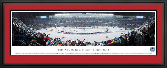 2014 NHL Stadium Series - Blackhawks - Deluxe Frame - 757 Sports Collectibles