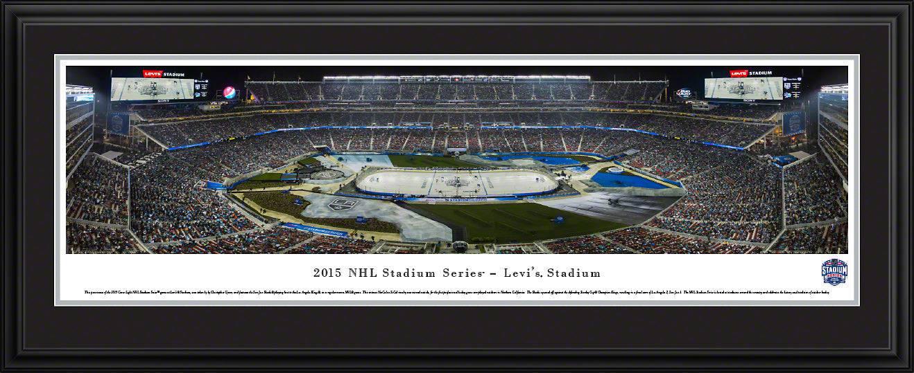 2015 NHL Stadium Series - Kings - Center Ice - Deluxe Frame - 757 Sports Collectibles