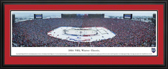 2014 NHL Winter Classic - Detroit Red Wings - Deluxe Frame - 757 Sports Collectibles