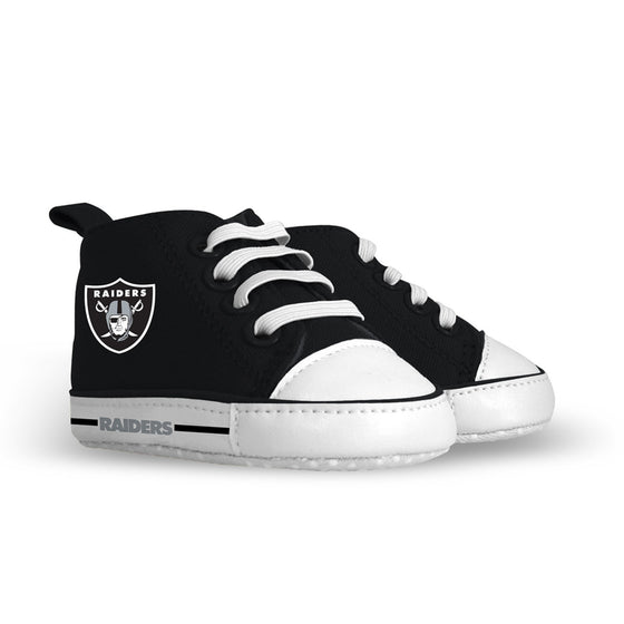 Baby Fanatic Pre-Walkers High-Top Unisex Baby Shoes -  NFL Las Vegas Raiders