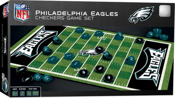 Philadelphia Eagles NFL Checkers Board Game - 757 Sports Collectibles