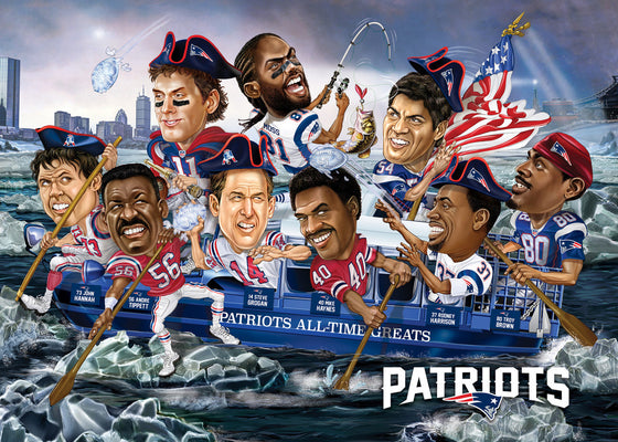 New England Patriots - All Time Greats 500 Piece NFL Sports Puzzle
