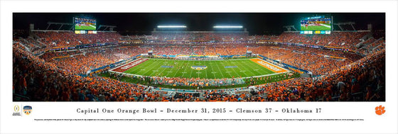 2015 Orange Bowl Champions - Clemson Tigers  - Unframed - 757 Sports Collectibles