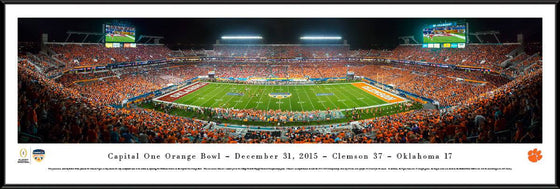 2015 Orange Bowl Champions - Clemson Tigers  - Standard Frame - 757 Sports Collectibles