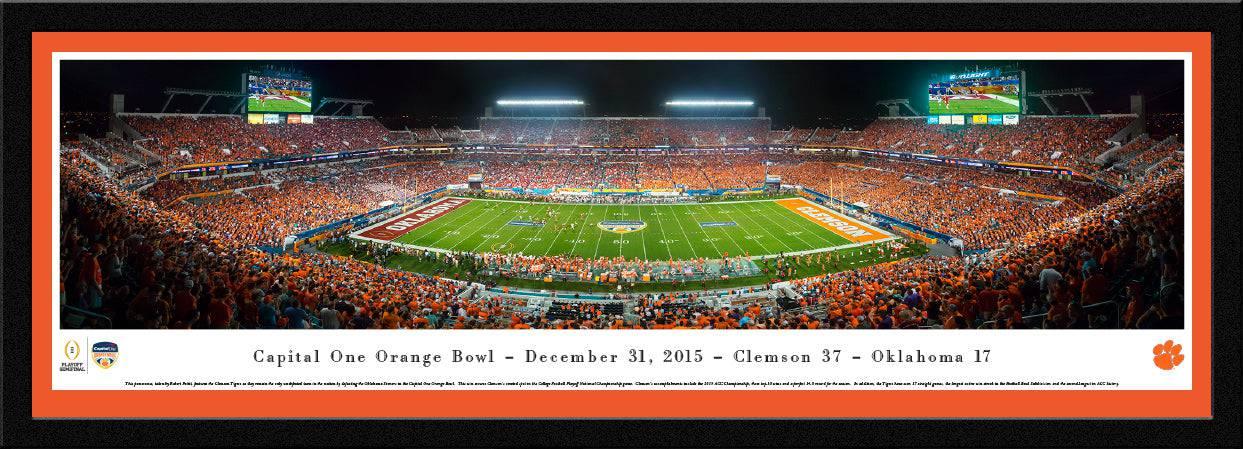 2015 Orange Bowl Champions - Clemson Tigers  - Select Frame - 757 Sports Collectibles