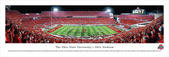 Ohio State Football - Band Script - Unframed - 757 Sports Collectibles