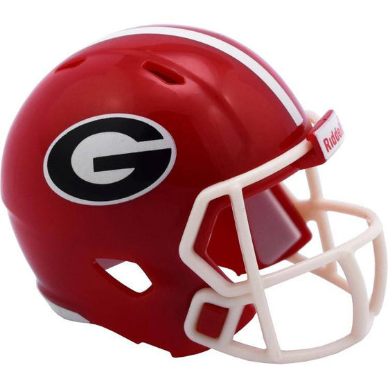 NCAA Georgia Bulldogs Pocket Pro Mini Micro Speed Helmet - 757 Sports Collectibles