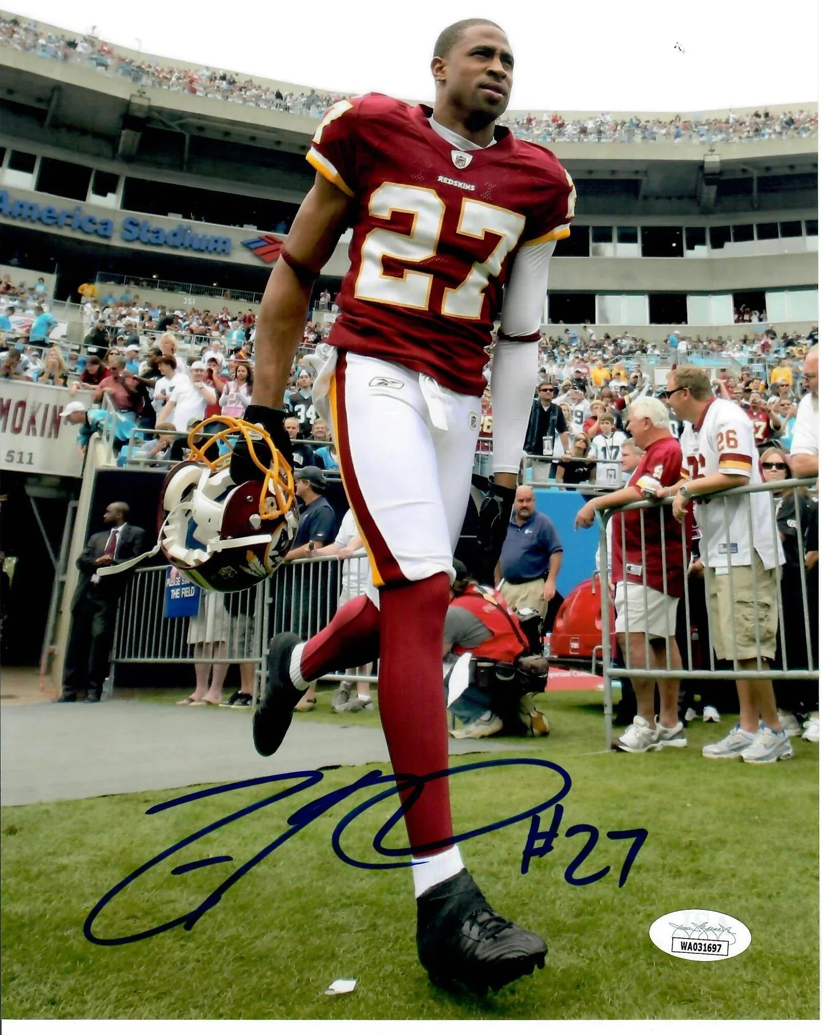 Washington Commanders Fred Smoot Signed Auto 8x10 Photo JSA COA - 757 Sports Collectibles