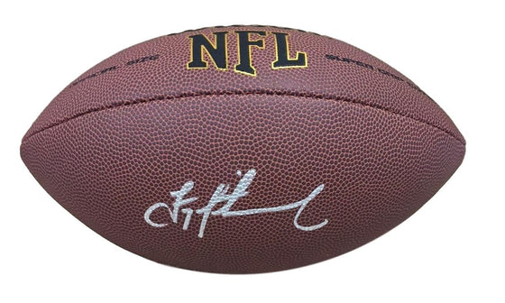 Dallas Cowboys Troy Aikman Signed Autographed Replica NFL Football - JSA Witnessed Authentication