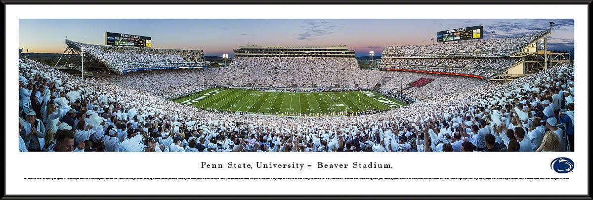 Penn State Football - Sunset - Standard Frame - 757 Sports Collectibles