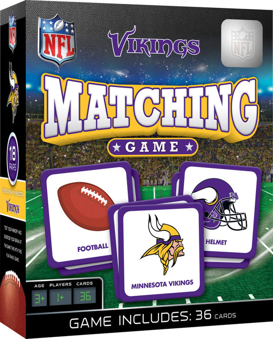 Minnesota Vikings NFL Matching Game