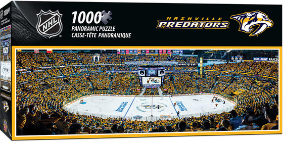 Stadium Panoramic - Nashville Predators 1000 Piece Puzzle - Center View