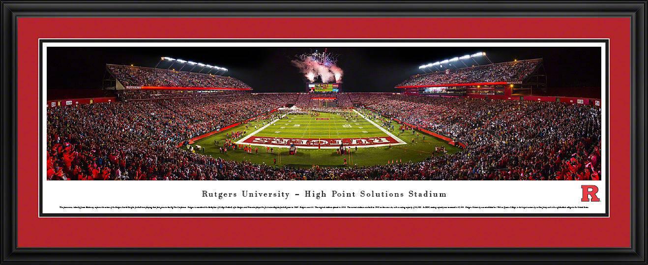 Rutgers Football - Deluxe Frame - 757 Sports Collectibles