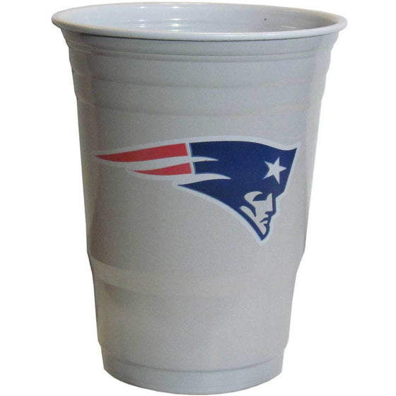 NFL New England Patriots Gameday Plastic Solo Cups (18 pack - 18 oz) - 757 Sports Collectibles
