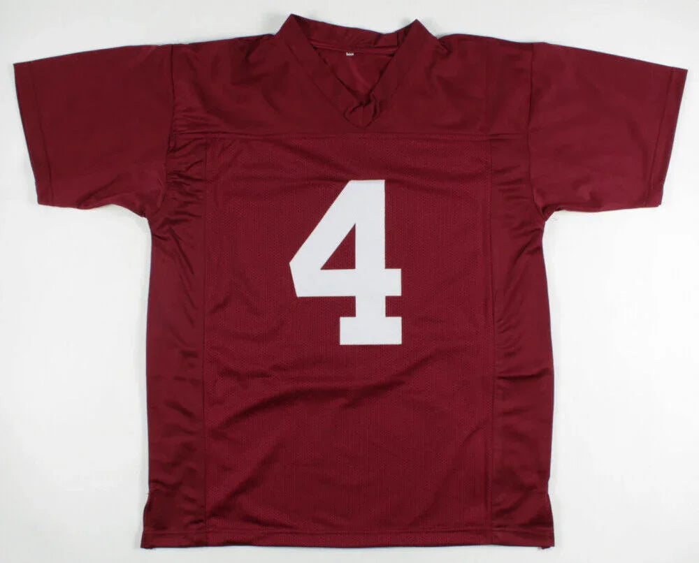 Alabama Crimson Tide Jerry Jeudy Signed Auto Custom Crimson Red Jersey - BAS COA - 757 Sports Collectibles