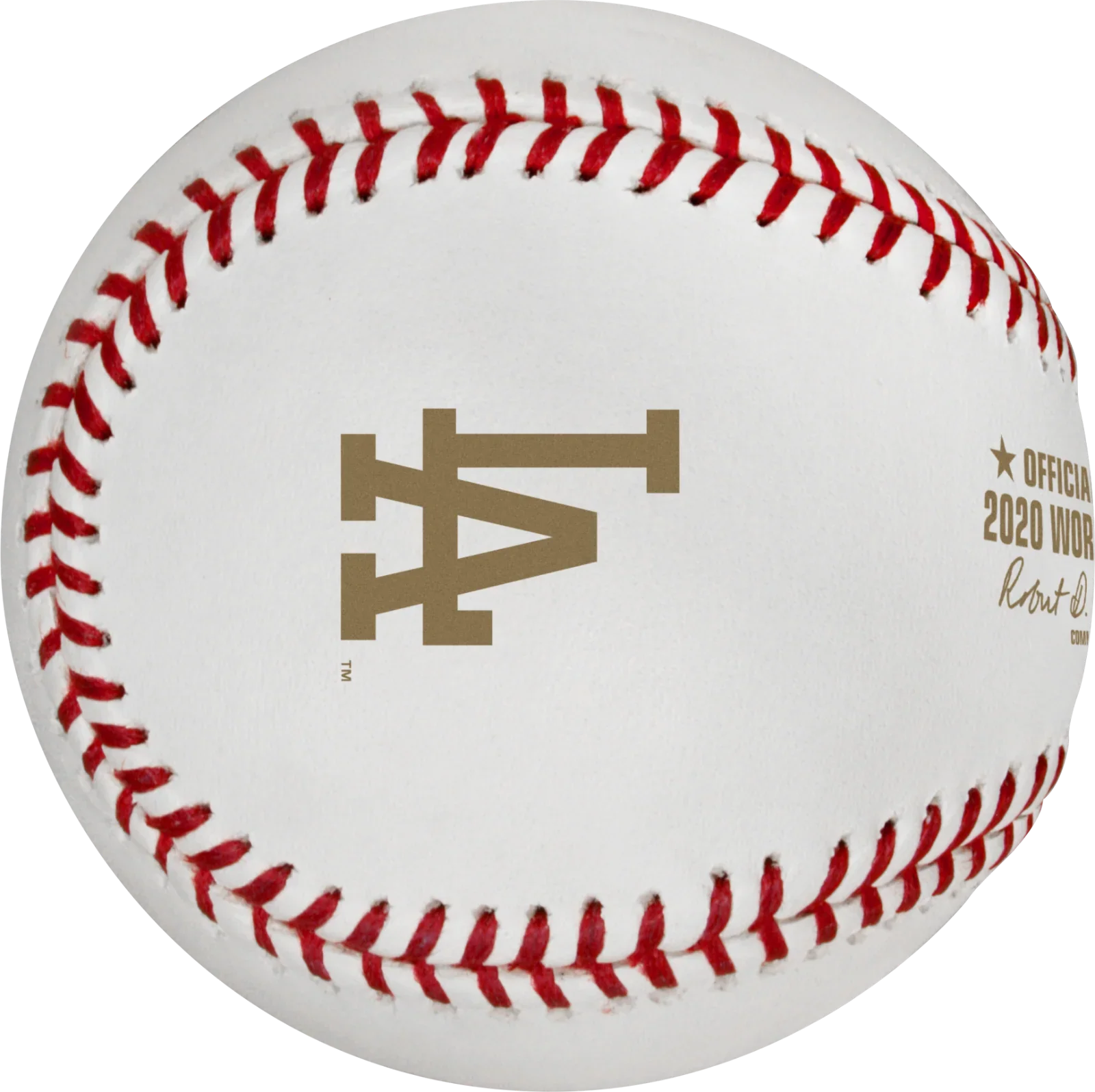 2020 World Series Champions Los Angeles Dodgers Baseball in Display Cube