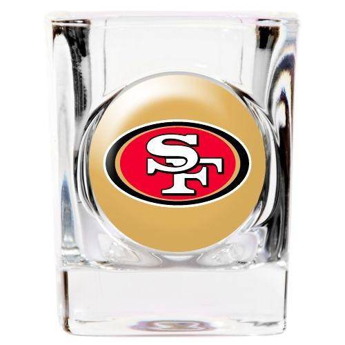 NFL San Francisco 49ers Square Shot Glass - 2oz - 757 Sports Collectibles