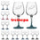 Boelter Brands 12oz Color Stem Wine Glass - PICK YOUR TEAM - FREE SHIP
