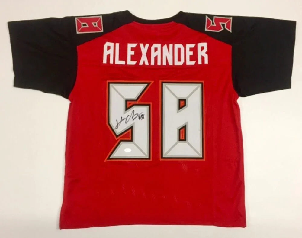 Tampa Bay Buccaneers Kwon Alexander Signed Auto Custom Red Jersey - JSA COA - 757 Sports Collectibles