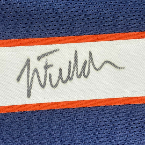 Chicago Bears JUSTIN FIELDS Signed Autograph Blue Football Jersey JSA COA - 757 Sports Collectibles