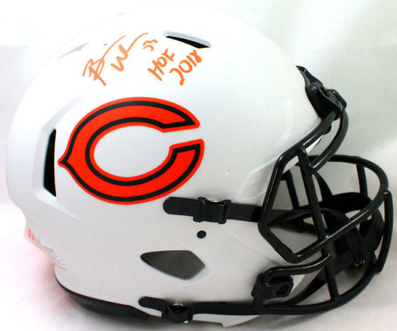 Brian Urlacher Signed Chicago Bears F/S Lunar Speed Authentic Helmet w/ HOF- Beckett W - 757 Sports Collectibles