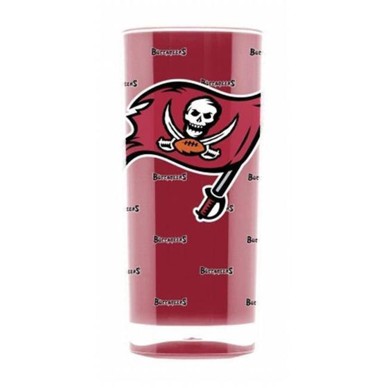 NFL Tampa Bay Buccaneers 16oz Square Insulated Acrylic Tumbler - 757 Sports Collectibles
