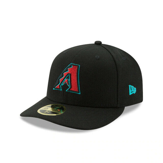 Arizona Diamondbacks New Era Authentic Low Profile "A" 59FIFTY Fitted Hat-Black - 757 Sports Collectibles