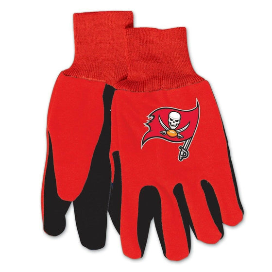 NFL-Wincraft NFL Two Tone Cotton Jersey Gloves- Pick Your Team - FREE SHIPPING (Tampa Bay Buccaneers)