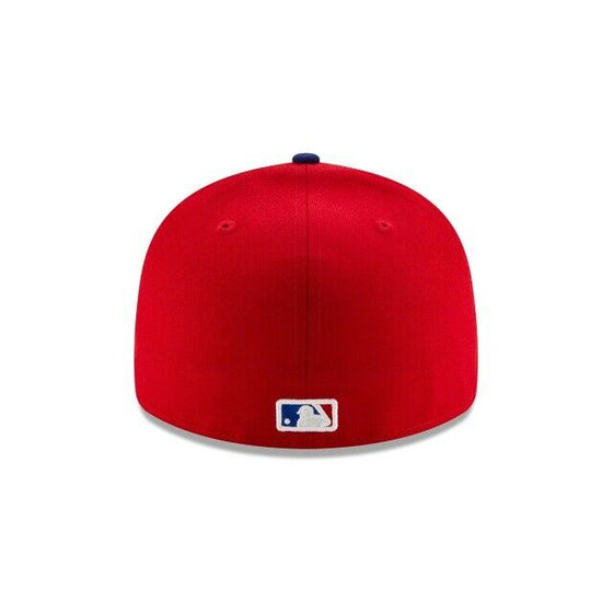 Texas Rangers MLB New Era Authentic Low Profile ALT3 59FIFTY Fitted Hat-Red/Blue - 757 Sports Collectibles