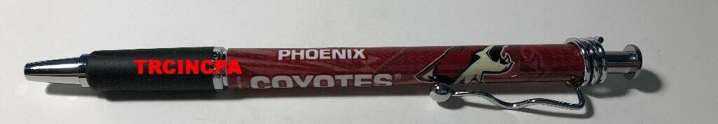 Officially Licensed NHL Ball Point Pen(4 pack) - Pick Your Team - FREE SHIPPING (Phoenix Coyotes)