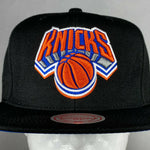 Mitchell and Ness NBA New York Knicks Team Logo Snapback Hat, Cap, New