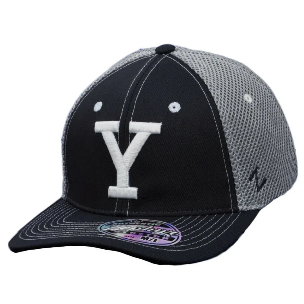 NCAA Zephyr Brigham Young Cougars Navy Flex Fit X-Large Hat Cap Jersey Mesh