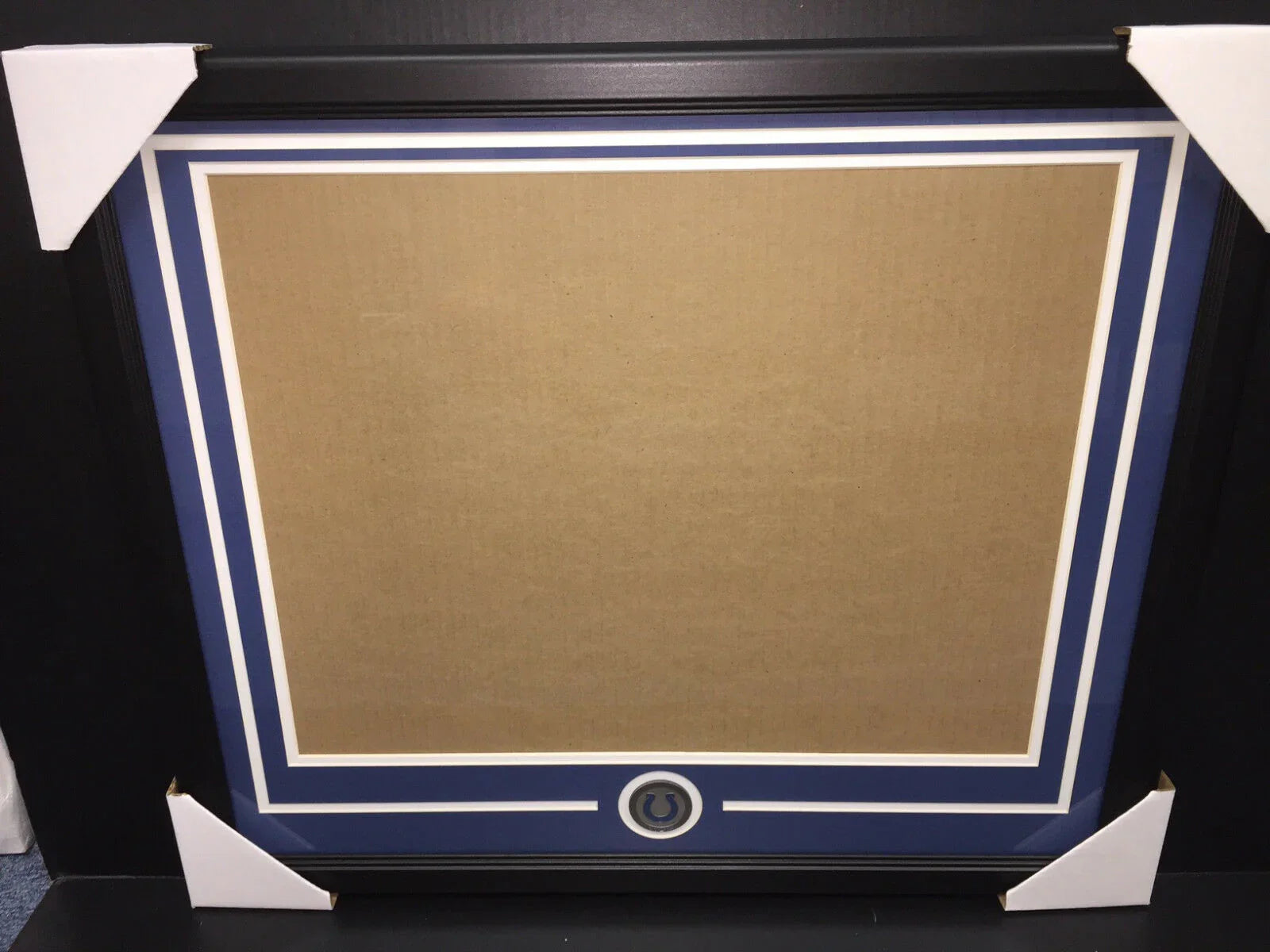 Baltimore Indianapolis Colts Medallion Frame Kit 16x20 Photo Double Mat Hor.