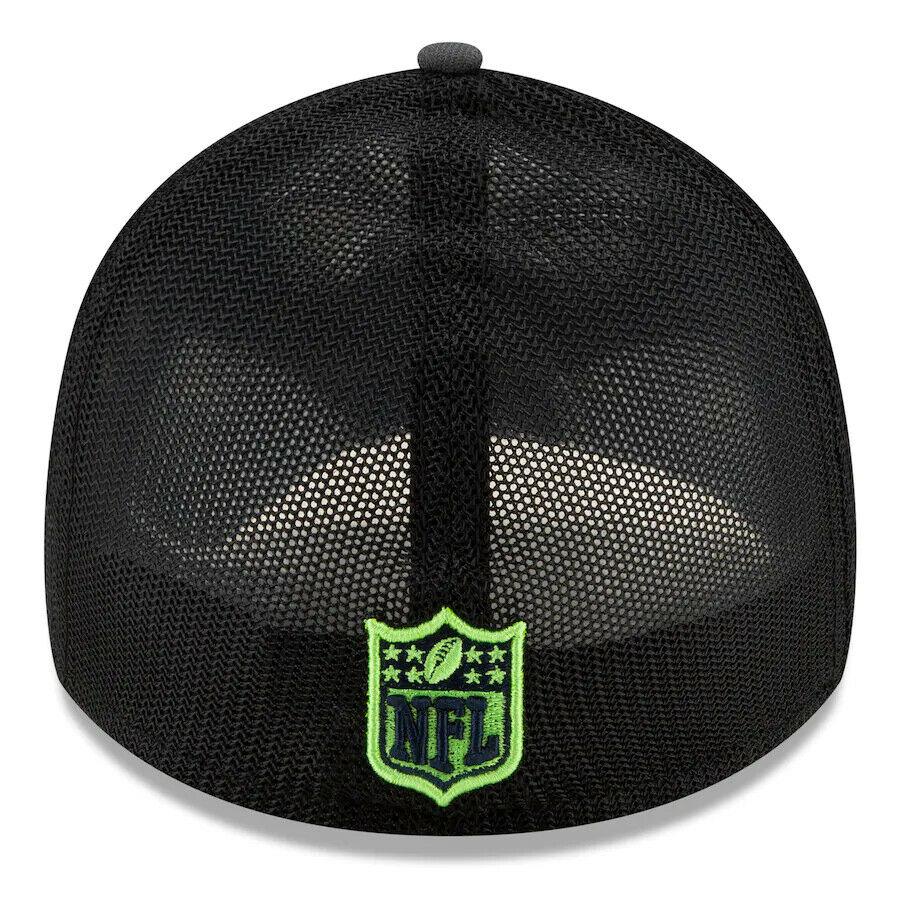 Seattle Seahawks New Era 2021 NFL Draft Trucker 39THIRTY Flex Hat-Gray/Blue - 757 Sports Collectibles