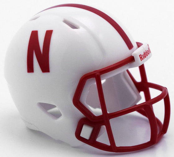 NCAA Nebraska Cornhuskers Pocket Pro Mini Micro Speed Helmet - 757 Sports Collectibles