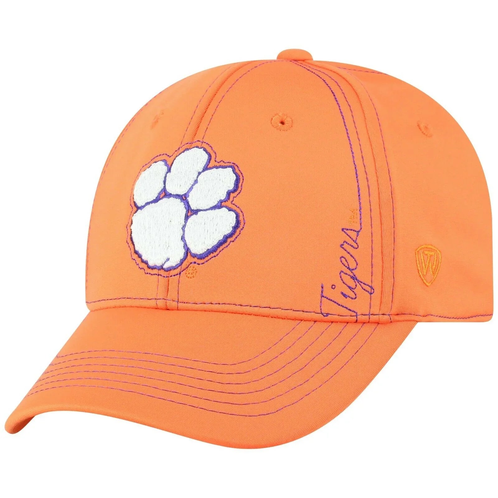 Clemson Tigers Hat Cap Lightweight Moisture Wicking One Fit Flex New With Tags