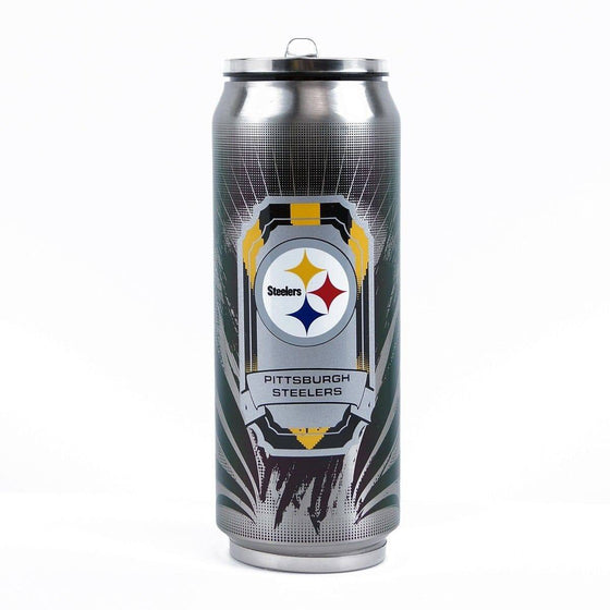 Pittsburgh Steelers Stainless Steel Thermo Can - 16.9oz - Tumbler Mug Coffee - 757 Sports Collectibles