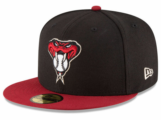 New Era Arizona Diamondbacks ALT 2 59Fifty Fitted Hat (Black/Brick) MLB Cap - 757 Sports Collectibles
