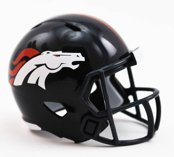 NFL Denver Broncos Mini Micro Pocket Pro Speed Helmet - 757 Sports Collectibles